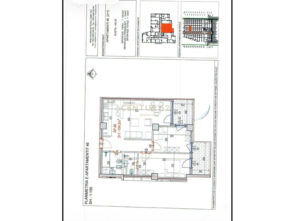 Apartament Modern 2+1+2 në Mara Residence – Don Bosco