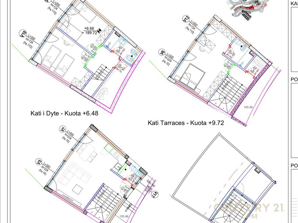 Shitet Triplex 3+1 tek Kodra e Diellit Residence 2,