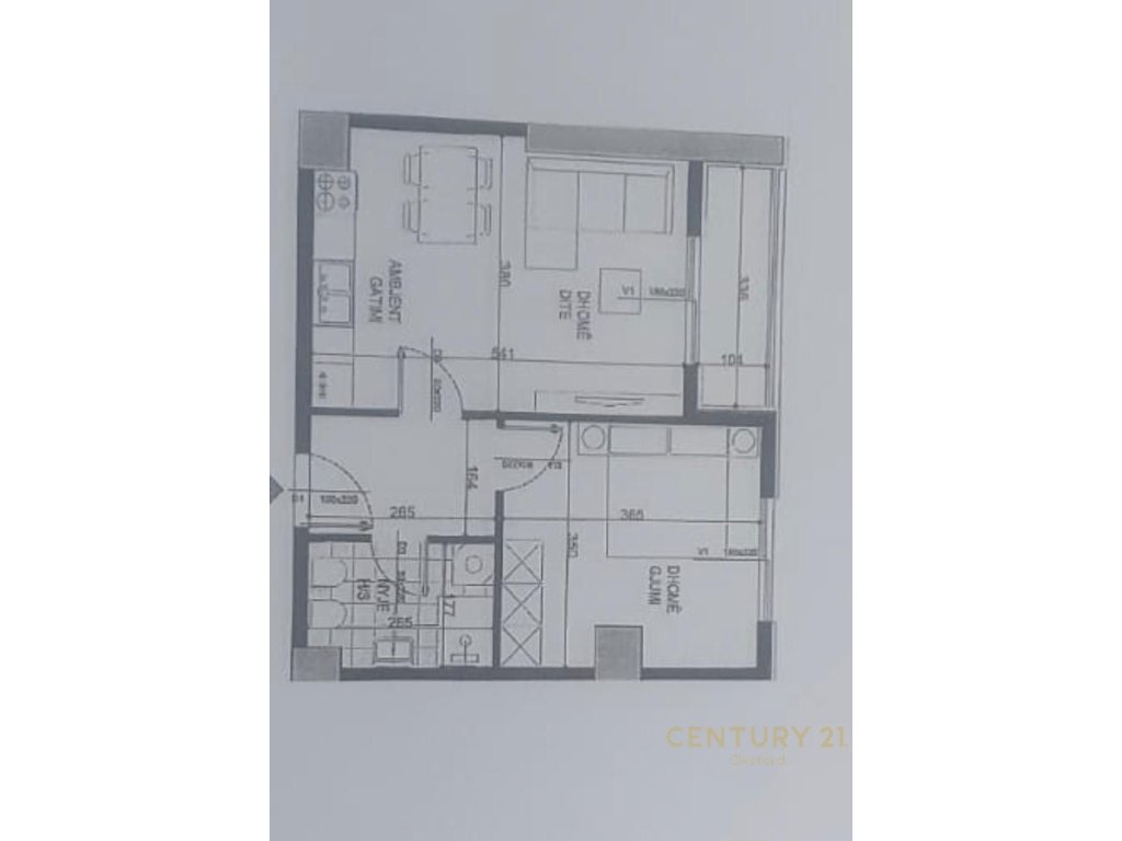 SHITET APARTAMENT 1+1 TE FUSHA E AVIJACIONIT