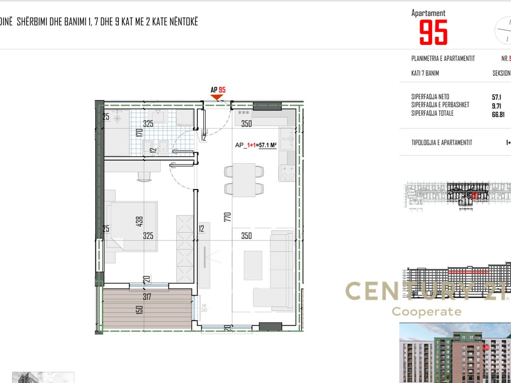 EKSLUZIVE! SHESIM APARTAMENT 1+1 PËRBALLË RRUGËS 5 - MAJI & PRANË BULEVARDIT TË RI NË PASKUQAN.