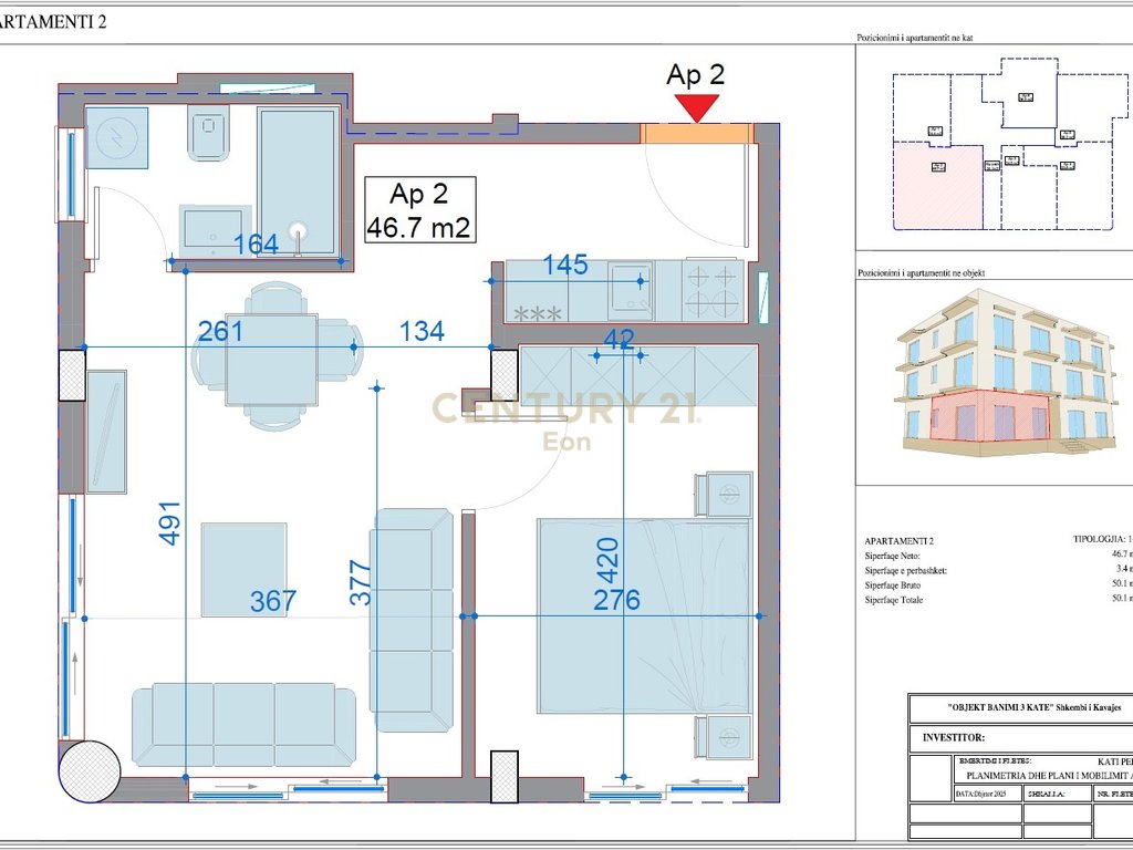 Shitet apartament 1+1 tek Shkembi i Kavajes, Durres ! (Mundesi pagese me keste)