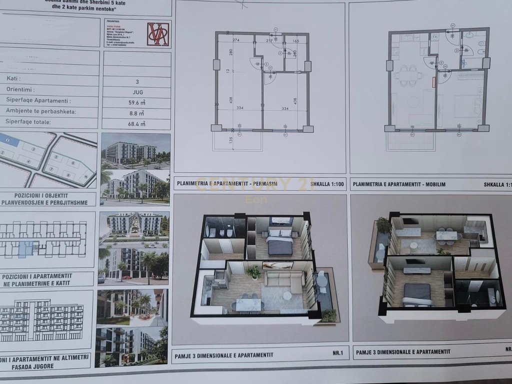 SHESIM APARTAMENT 1+1 NE QERRET TEK PALM PARADISE RESIDENCE !