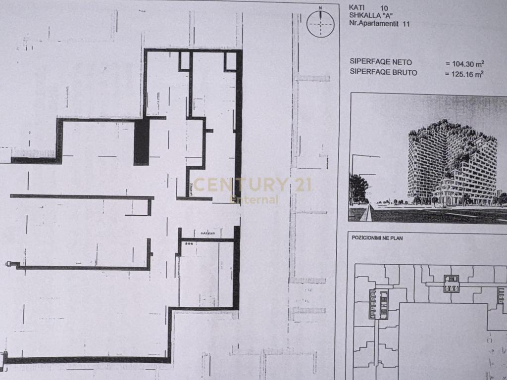 Apartament per shitje 2+1+2 ne rezidencen 'Lion Park 2', Rr. Dritan Hoxha