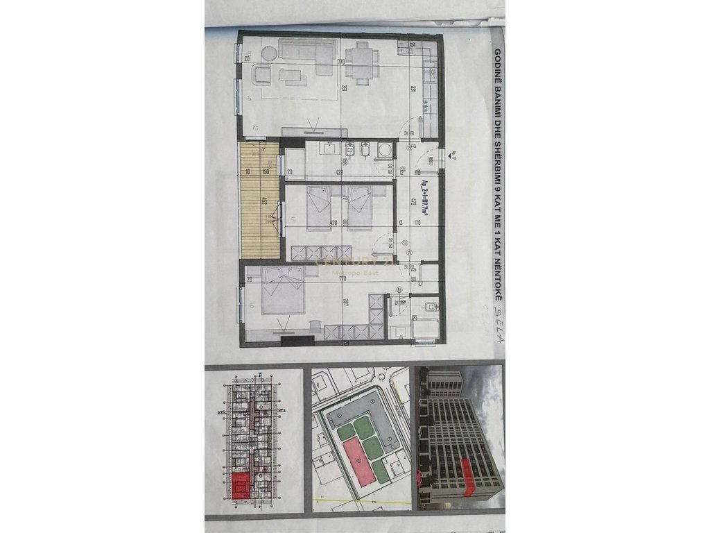 Apartament 2+1+2 Për Shitje | Priam Residence – Kamëz Qendër