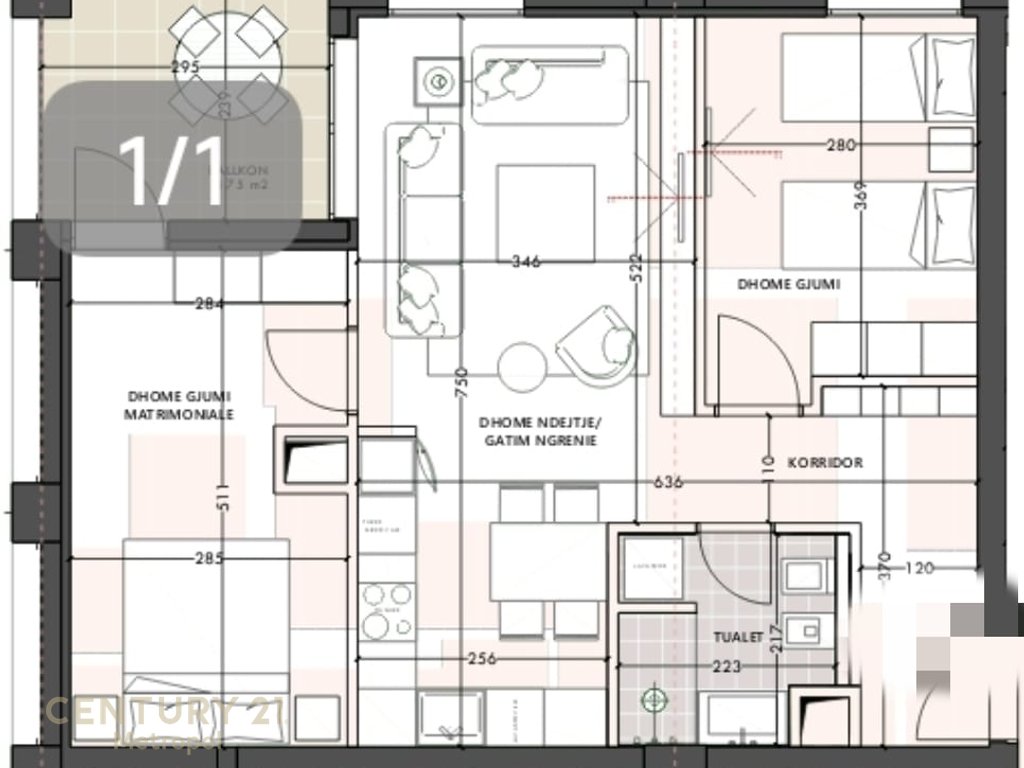 Apartamente 2+1  per shitje te Vlora Marine!