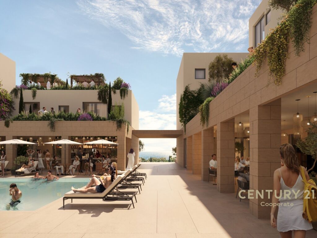 SHESIM APATAMENT 1+1 ME VERANDE NE RESORTIN TURISTIK VILLAGE SQUARE, DHERMI.