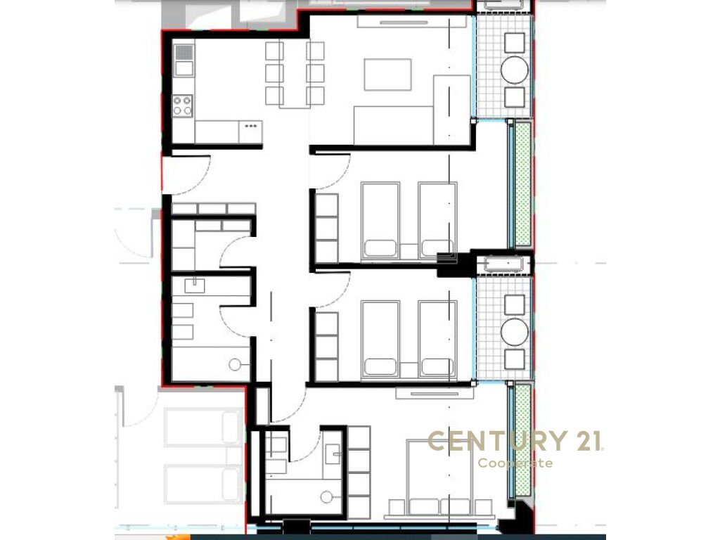 SHESIM APARTAMENT 3+1+2  TE "LION REZIDENCES 2",