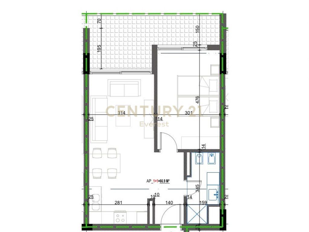 ORIKUM, SHESIM APARTAMENT 1+1