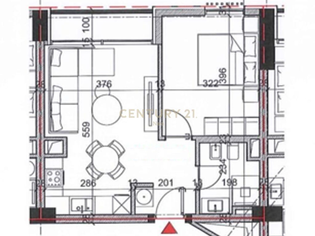 Apartament 1+1 Për Shitje në Rruga Bardhyl, Tiranë - 145,000€ | 62.9 m²