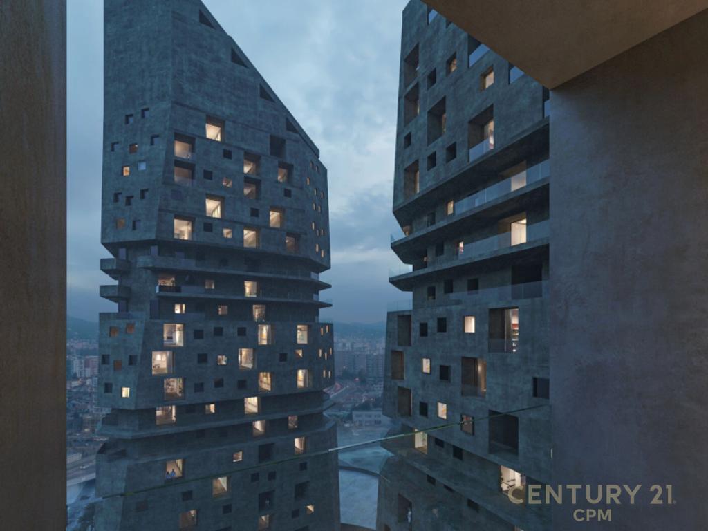 Apartament 1+1+2 për shitje Shqiponja Square Building