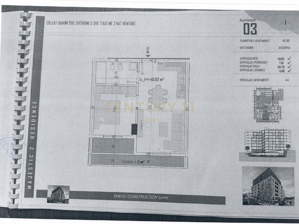 SHESIM APARTAMENT 1+1TEK MAJESTIC 2 RESIDENCE, PASKUQAN