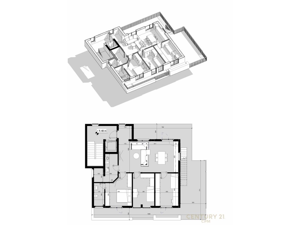 Shitet apartament 3+1+ 2 Poste Parkimi tek Liqeni i Farkes!