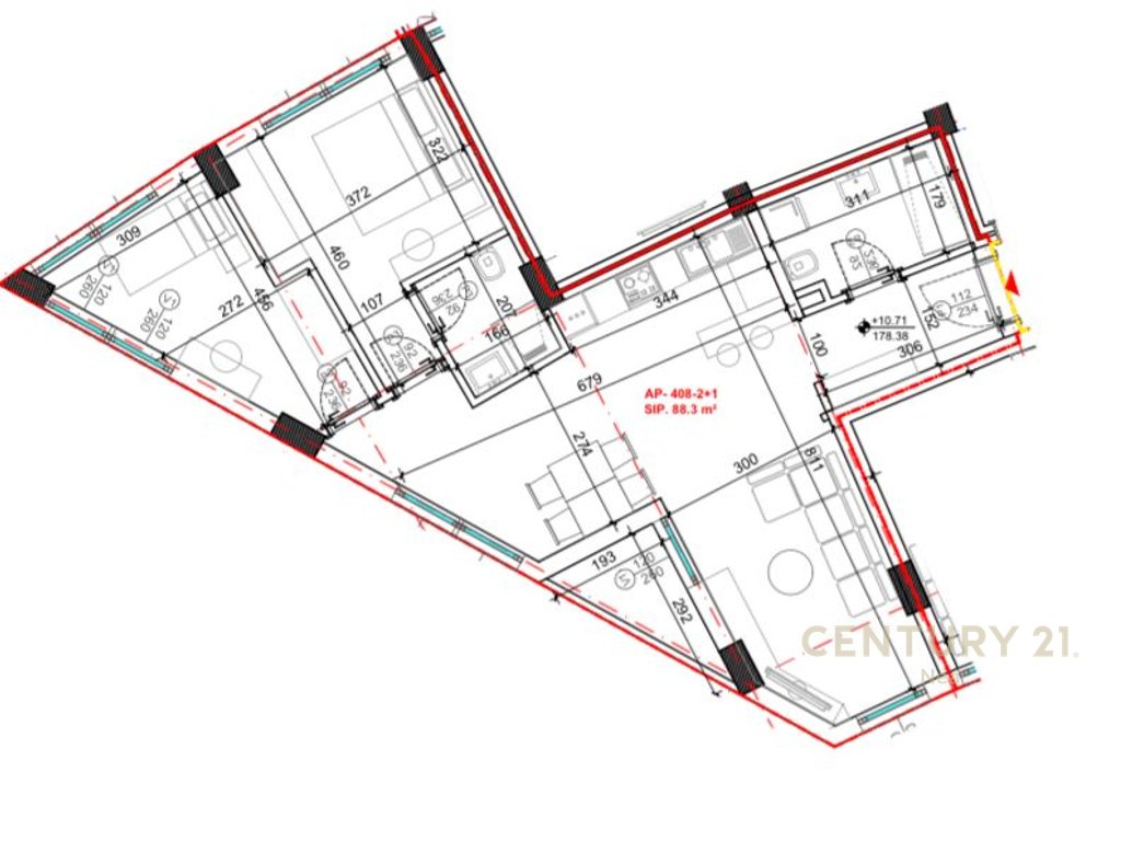 Apartament 2+1+2 per shitje tek Kodra e Diellit!