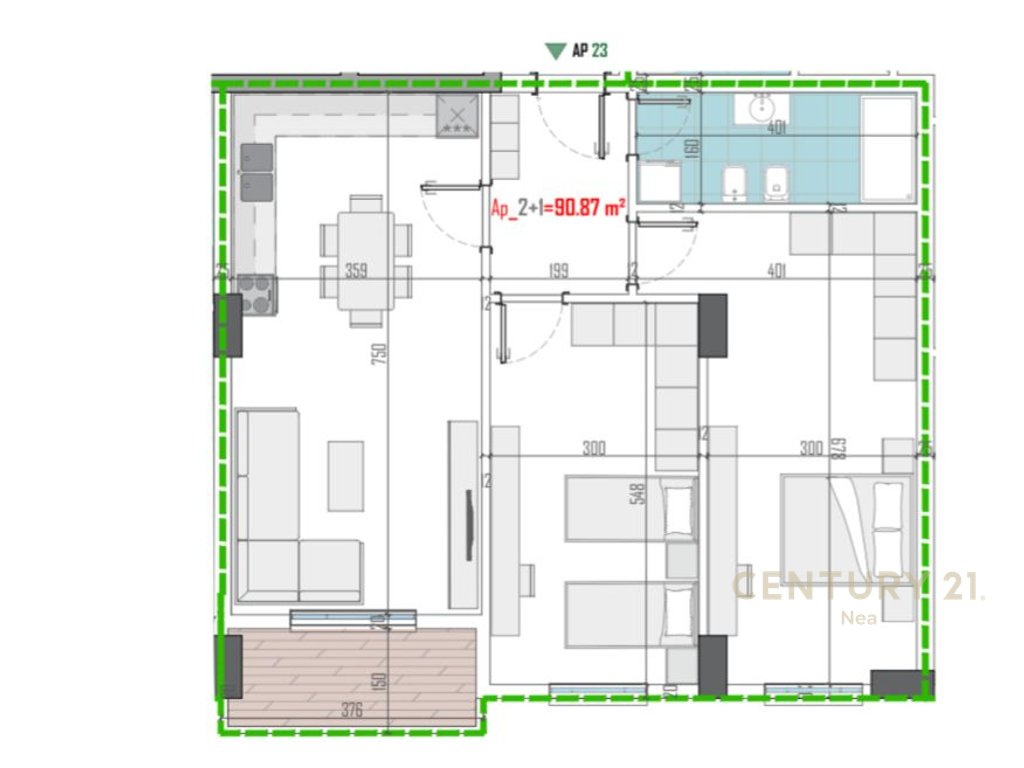 APARTAMENT 2+1 PER SHITJE TE ARDEN HILL