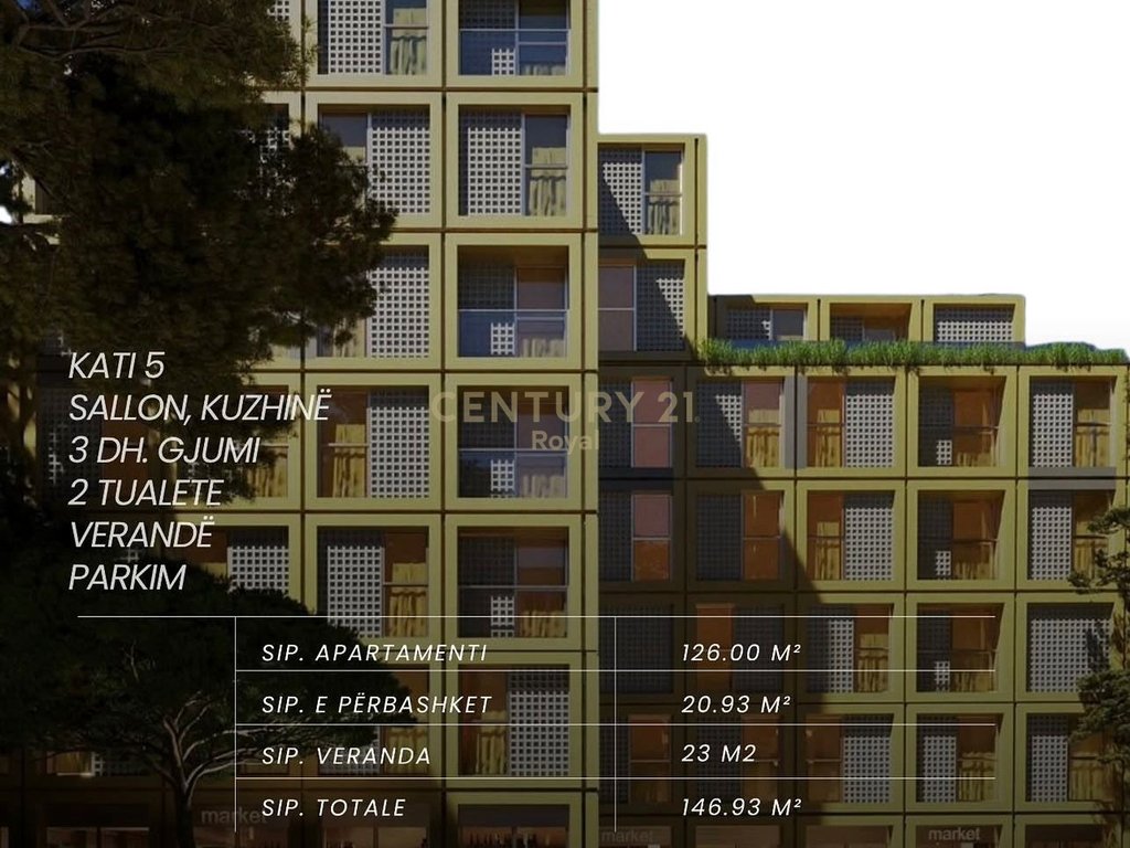 Shitet Apartament 3+1+2  tek Dispanceria – Rruga Siri Kodra