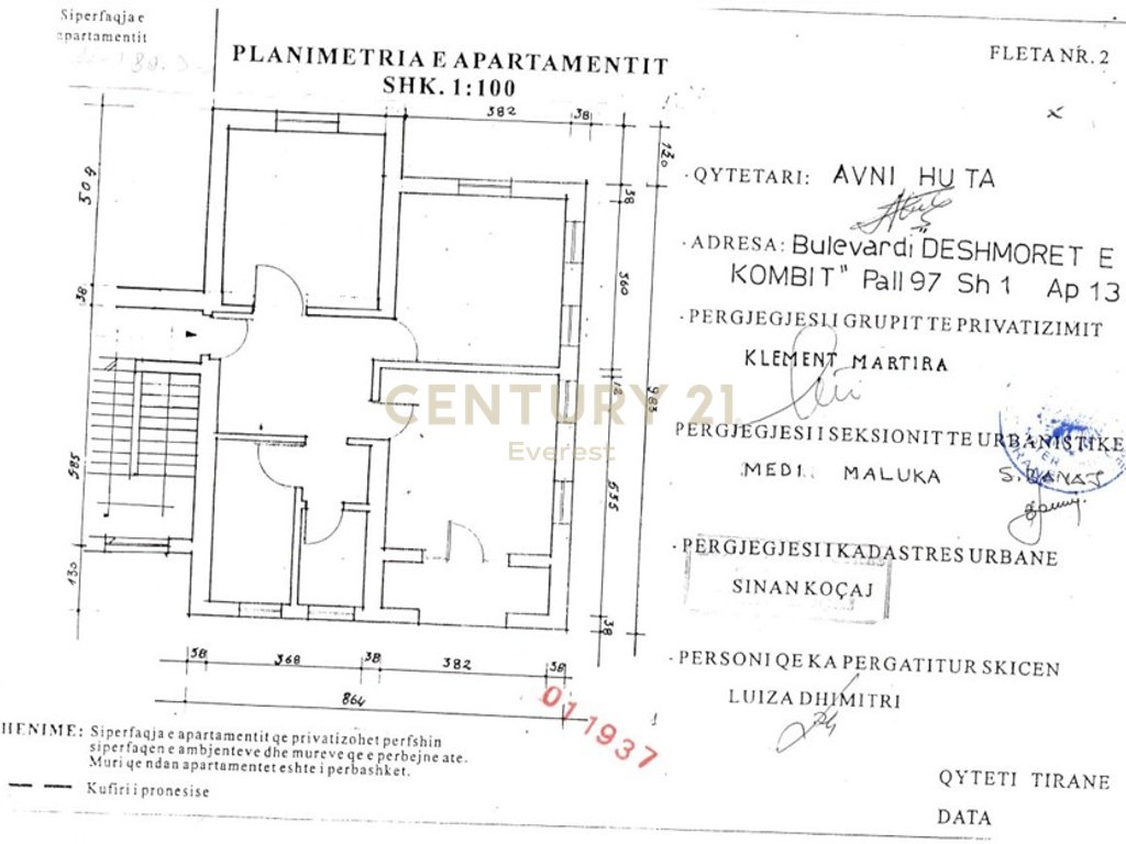 BLV. ZOGU I PARE, SHESIM 2 APARTAMENTE 2+1!