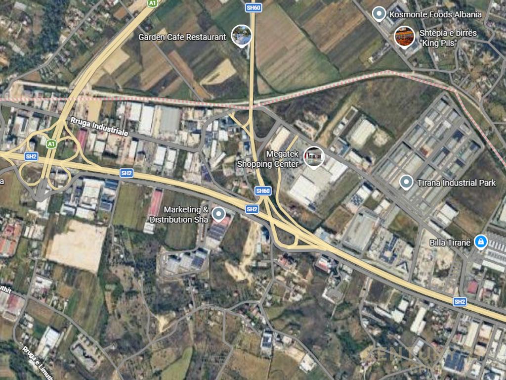 Tokë për Shitje në  Autostradën Tiranë  - Durrës, tek Mbikalimi i Kasharit, Tiranë - 400,000.00€ | 1392 m²