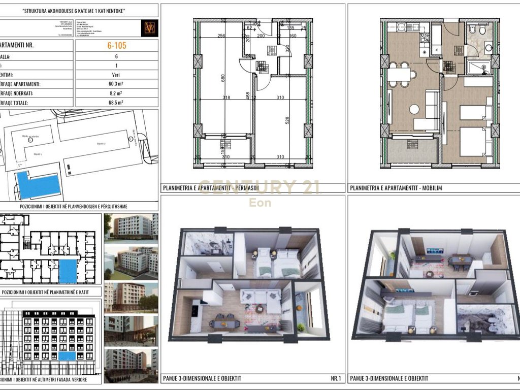 EXLUZIVE SHITET APARTAMENT 1+1 TEK VM REZIDENCE ,NE GOLEM!
MUNDESI PAGESE ME KESTE 20%!