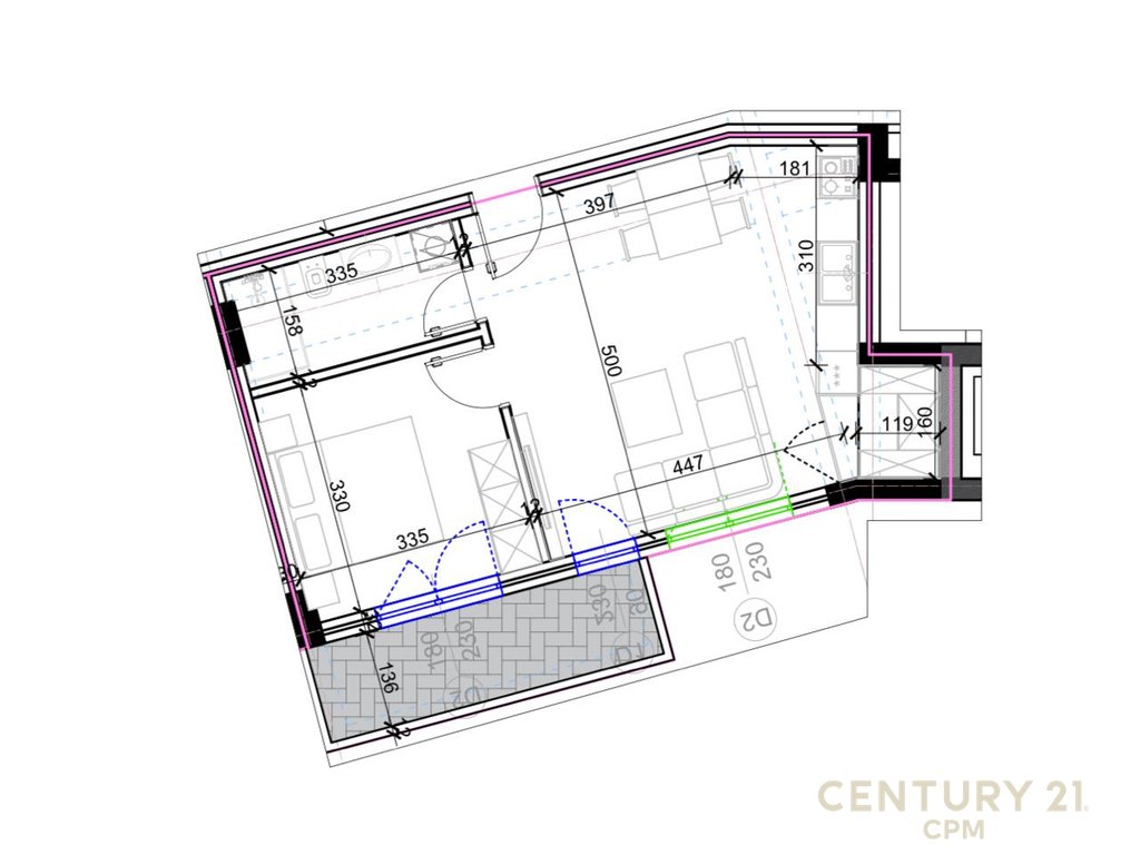 Apartament 1+1 Per Per Shitje Tek Kodra E Diellit!