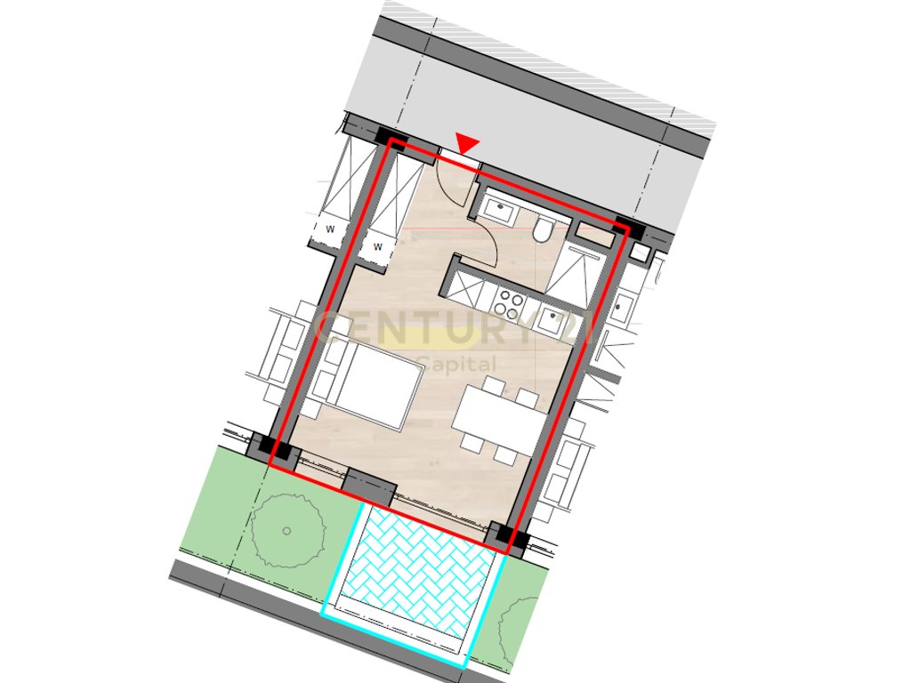 STUDIO APARTAMENT PREMIUM ME PAMJE NGA DETI TE FOLIE VILLAGE, JALË!