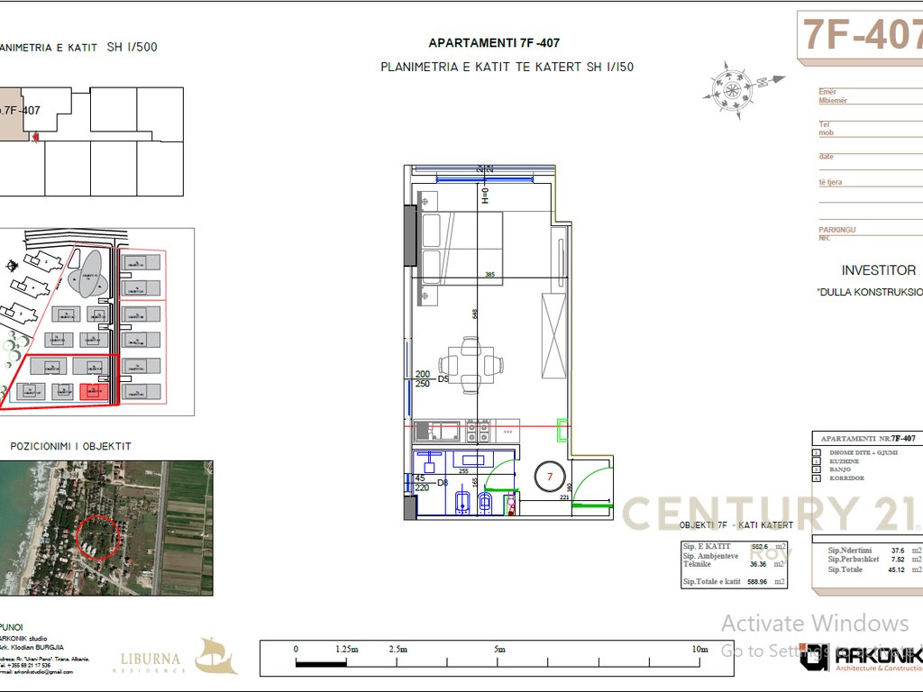 Garsoniere në Shitje në Golem, Durrës - 49,650€ | 45,12 m²