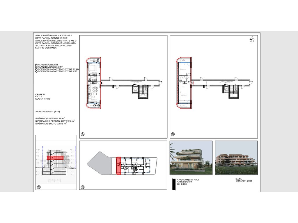 KSAMIL, SHESIM APARTAMENT 1+1