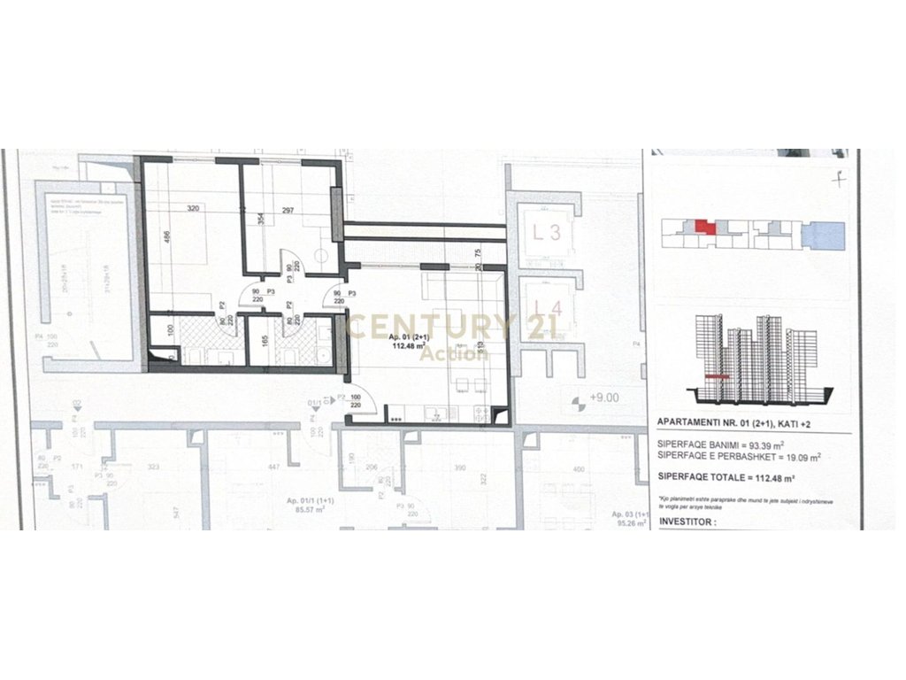 RESIDENCA SOHO TOWERS,OFROJME PER SHITJE APARTAMENT 2+1!