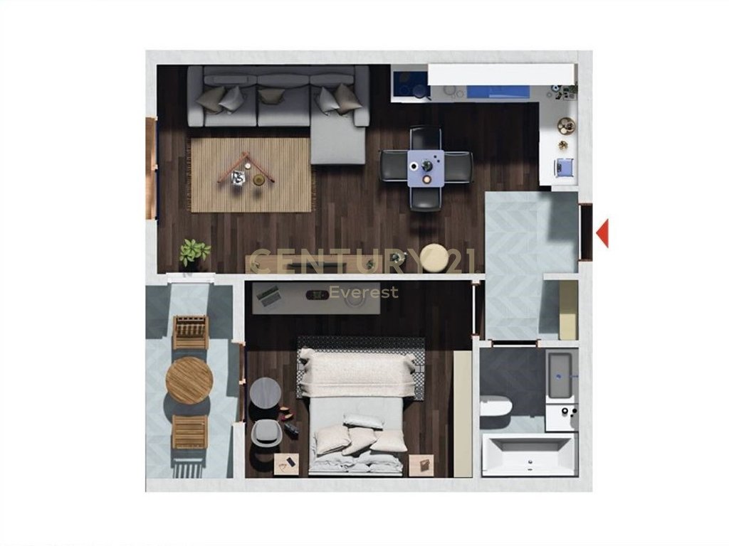 KAMEZ, SHESIM APARTAMENT 1+1