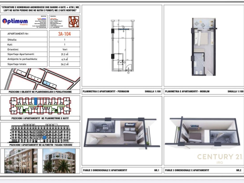 DUPLEX PER SHITJE ADRIA REZIDENC, QERRET