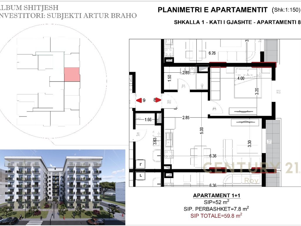 APARTAMENT 1+1 PER SHITJE NE GOLEM!MUNDESI PAGESE ME KESTE!