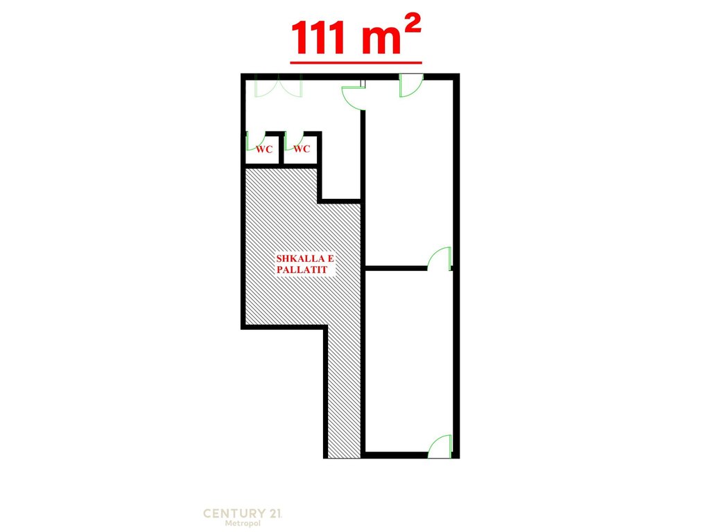 SHES AMBIENT KOMERCIAL 545m, NE ASTIR-KOMPLEKSI FRATARI!