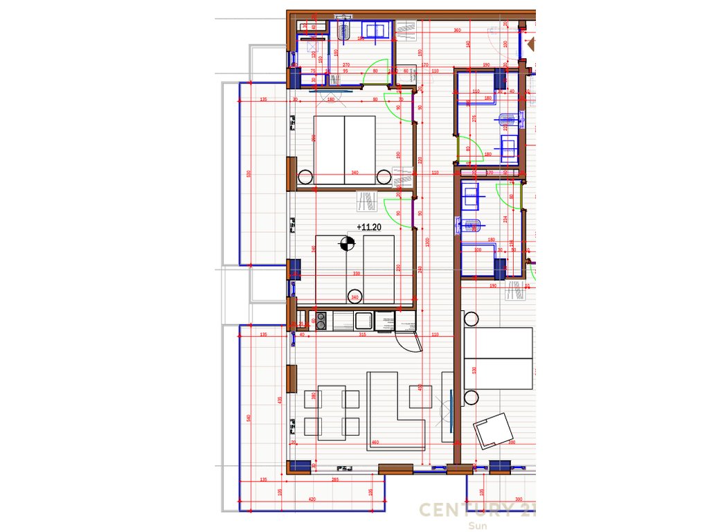 Apartament 2+1 Për Shitje në Sarandë, Rruga e Pestë - 150600€ | 104.1 m²