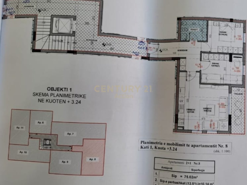 SHESIM APARTAMENT  2+1,SAUK I VJETER!