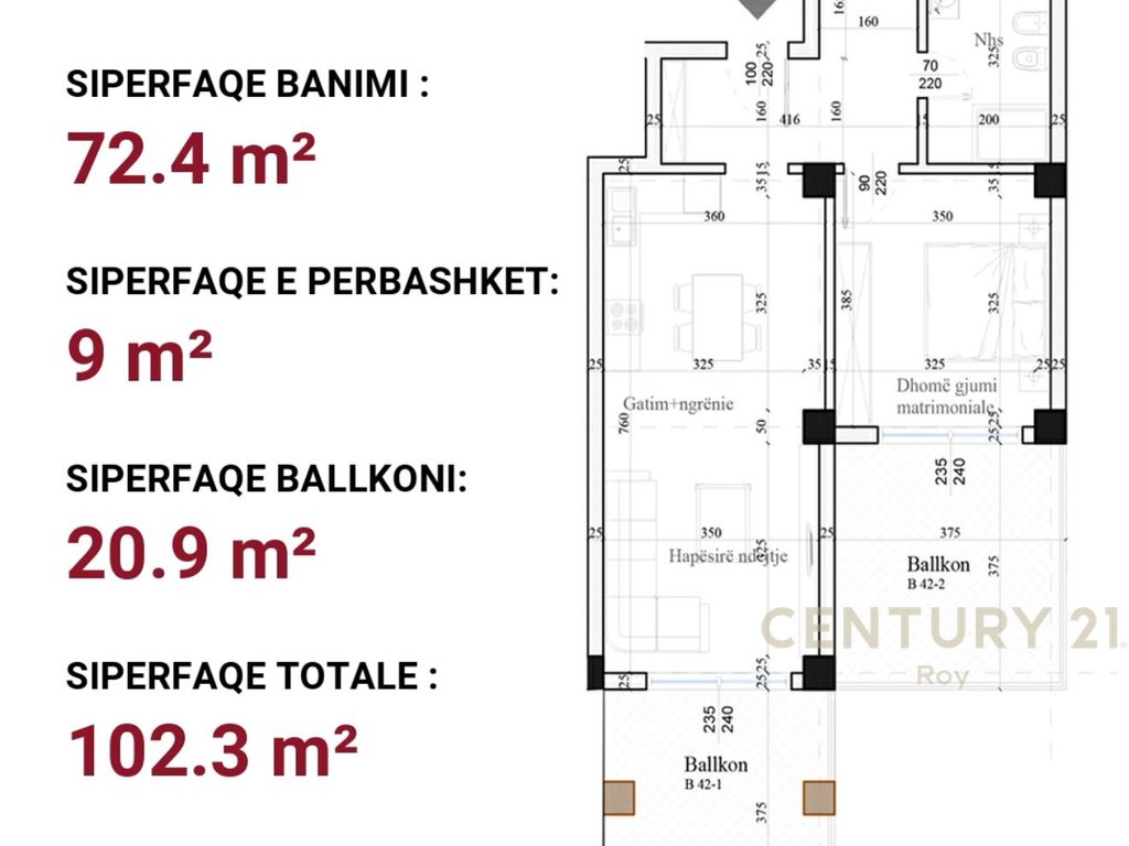 Shitet apartament 1+1 me  garazh në zonën më ekskluzive dhe më të bukur të Vollgës, me pamje të mrekullueshme nga deti!