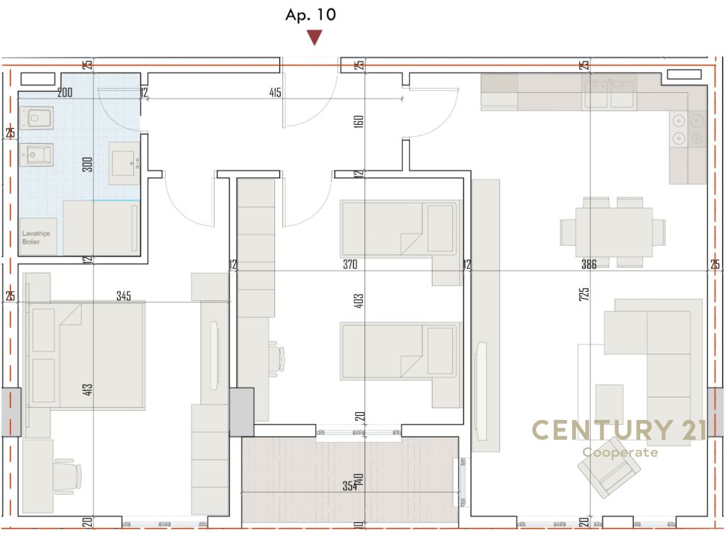 EKSKLUZIVE! SHESIM APARTAMENT 2+1 TE RINGSIDE RESIDENCES, PRANË BULEVARDIT TË RI NË PASKUQAN.