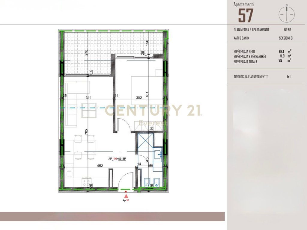 ORIKUM, SHESIM APARTAMENT 1+1