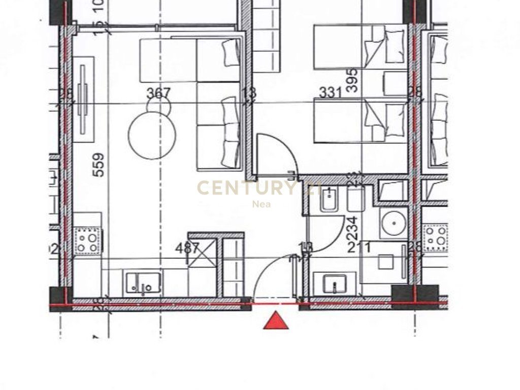 SHITET APARTAMENT 1+1 TE MONOLITH RESIDENCE !