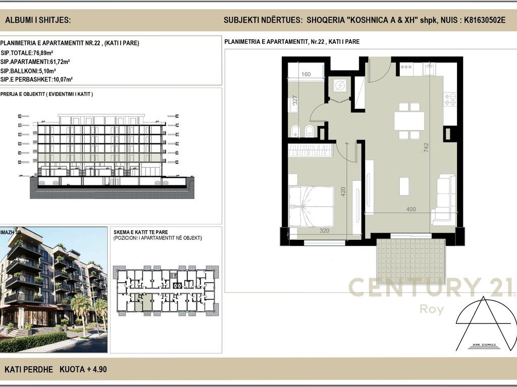 "ROADSIDE" RESIDENCE NE GOLEM, FILLUAN REZERVIMET NE RESIDENCEN ME TE RE, MUNDESIA PAGESE ME KESTE !!! - Century 21 Alba...