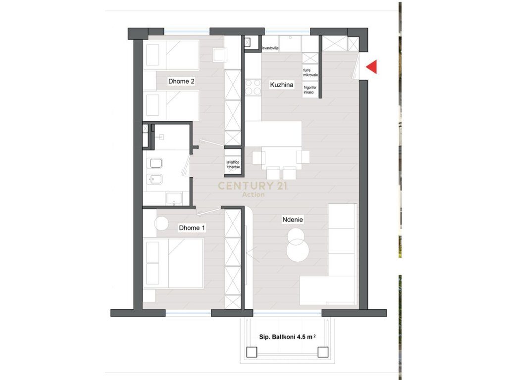 🏡 SHESIM APARTAMENT 2+1 – ROLLING HILLS, LIQENI I FARKËS