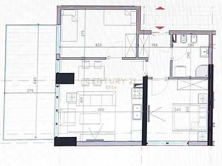 SHITET APARTAMENT 1+1+ VERANDE NE SHENGJIN