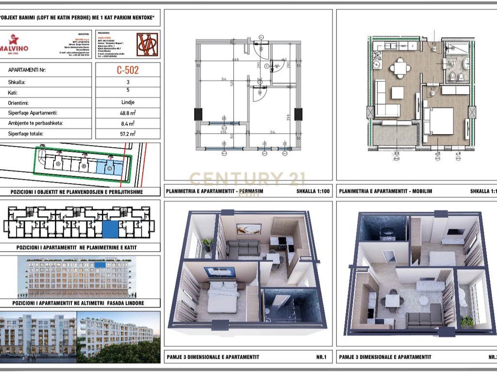 LA MER RESIDENCE NE GOLEM SHITET APARTAMENT 1+1  !