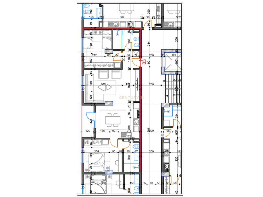 Shitet Apartament 2+1+2 në Kompleksin White Power, Kamez Qendër, Tiranë