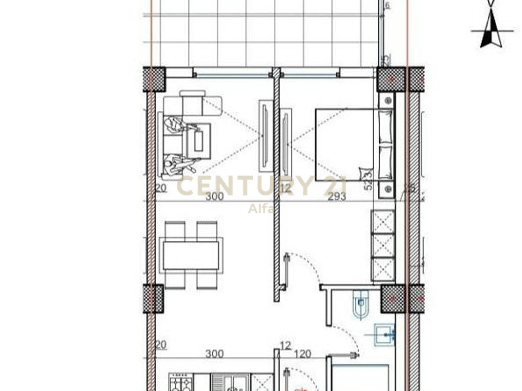 Apartament 1+1 për shitje në Shëngjin – Lezhë, me pamje nga deti!