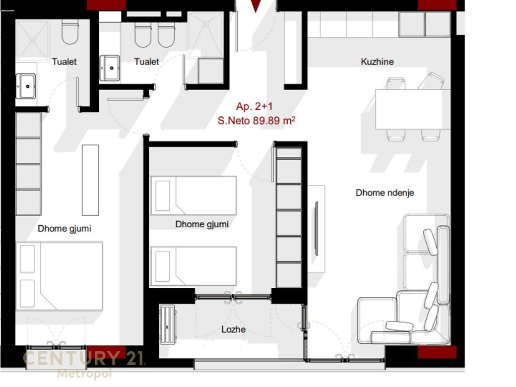 Shitet Apartament 2+1+2 – Fati Residence, Paskuqan