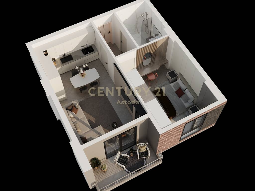 Shitet apartament 1+1 përballë Universitetit Bujqësor, Arborea Residence!
