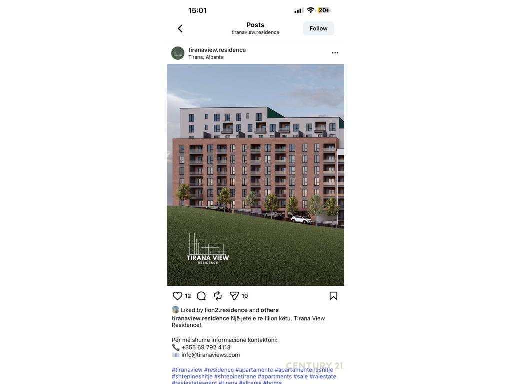 Apartament 1+1 per shitje ne Paskuqan