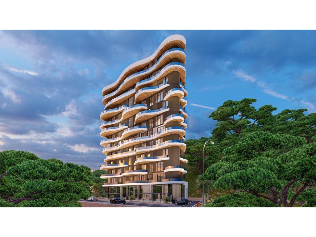 Shitet  Apartament  1+1 me Arkitekturë Organike dhe Pamje Fantastike Deti !