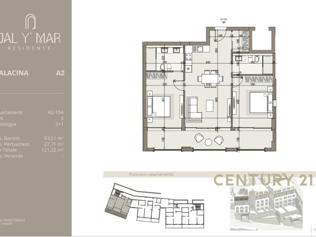 EKSKLUZIVE!!!
SHESIM APARTAMENT 2+1 KOMPLEKSIN "JAL Y MAR "RESIDENCE.