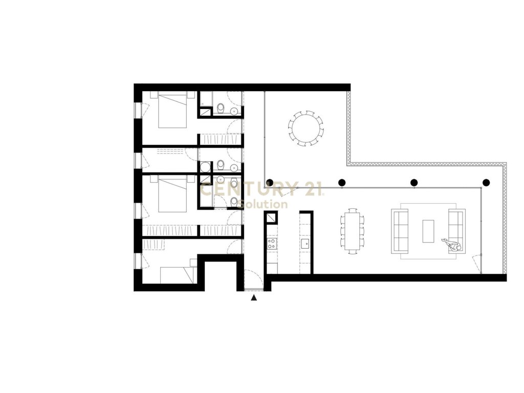 SHITET APARTAMENT 3 +1+2 NE REZIDENCEN By Long Hill !!!