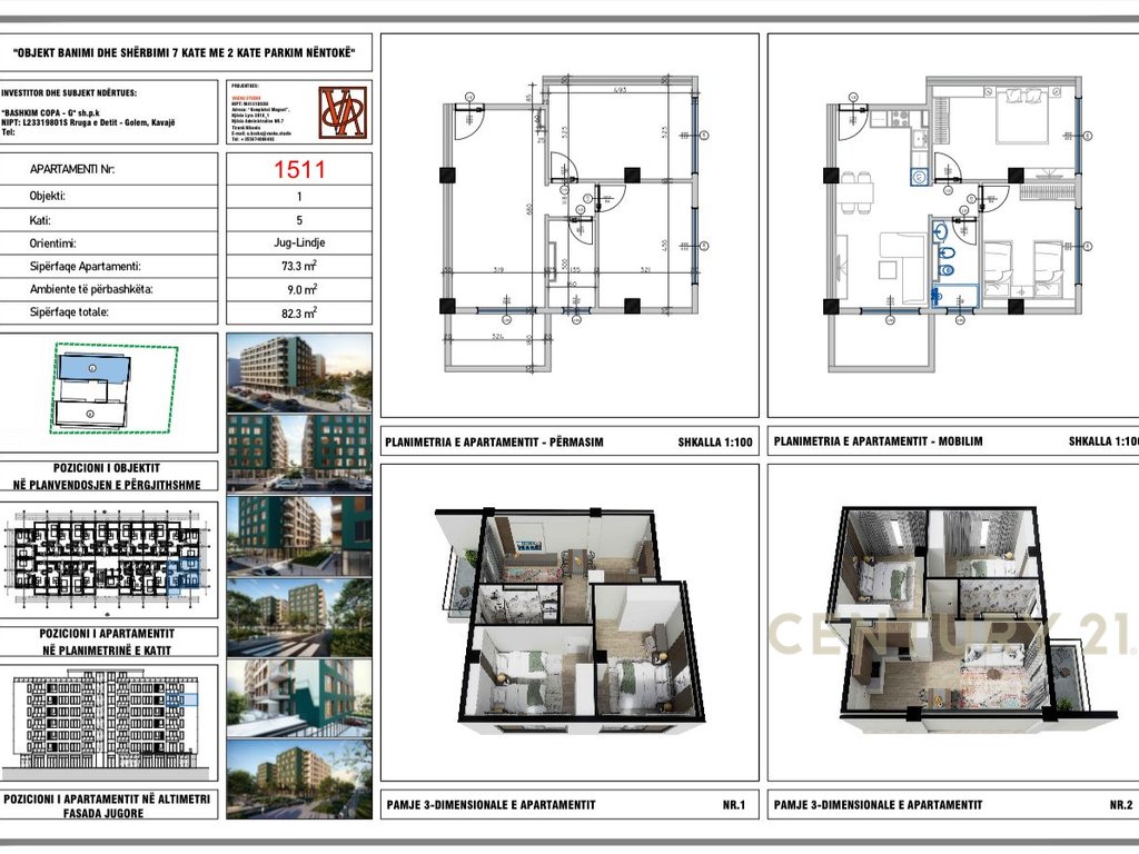 SHITET APARTAMENT 2+1 NË GOLEM – MUNDËSI IDEALE PËR INVESTIM